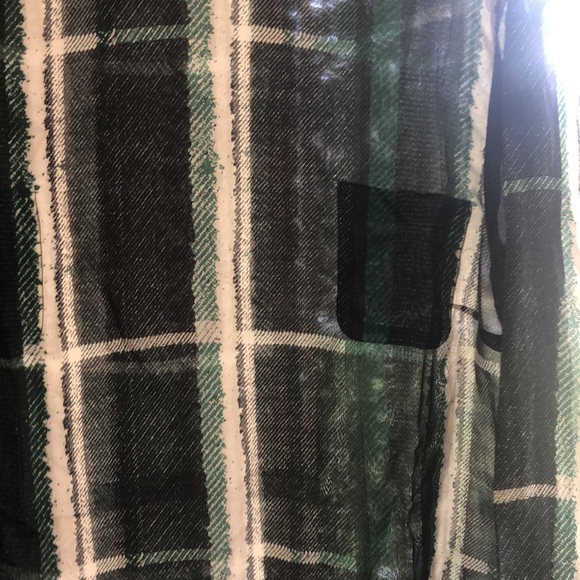 Roberto Verino green plaid top-size- 14 - Picture 14 of 15